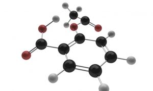 Aspirine molecule
