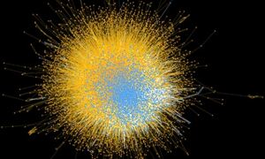 Visualisation of all the human interactome data held in the IntAct database
