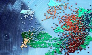 Single-cell sequencing plots showing RNA expression, DNA methylation, and 
chromatin accessibility
