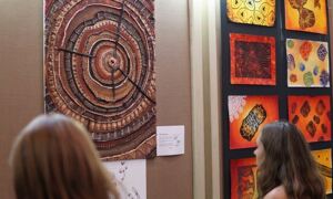 2018 PDBe Art exhibition private viewing at Michaelhouse Cafe in Cambridge, 
UK. PHOTO: Sreenath Nair /EMBL-EBI
