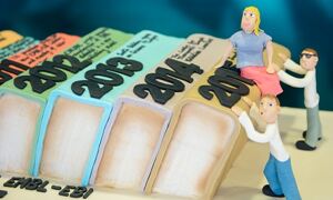 Bioinformatics timeline cake, by Mr Cake!
